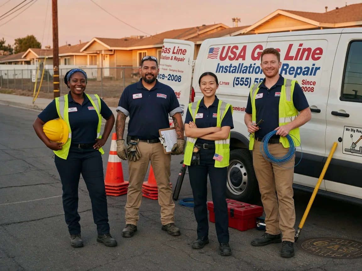 Gas Line Installation company in Ree Heights, SD
